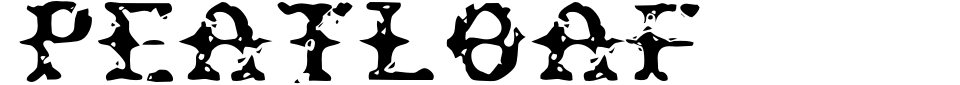 Peatloaf Font Preview