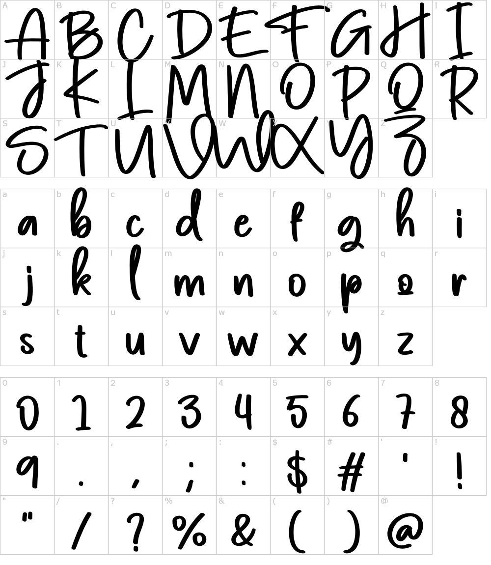 フォントの文字: Embrio