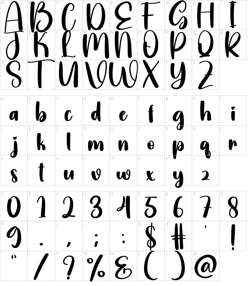Characters: Graphics Font