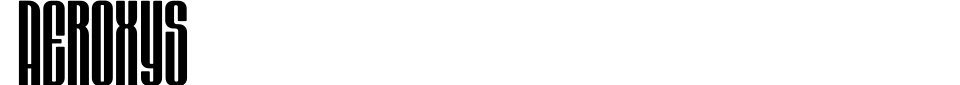 Visualização - Fonte Aeroxys