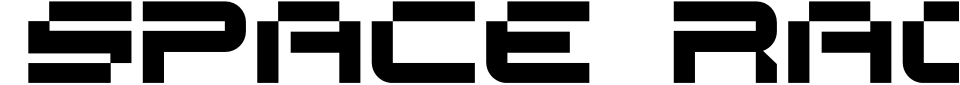 フォントプレビュー:Space Racer