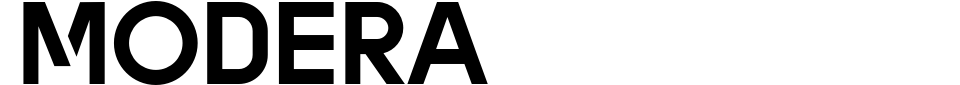 Modera Font Preview