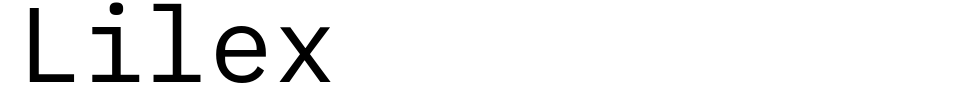 Vorschau der Schriftart - Lilex