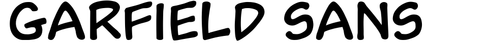 Vorschau der Schriftart - Garfield Sans