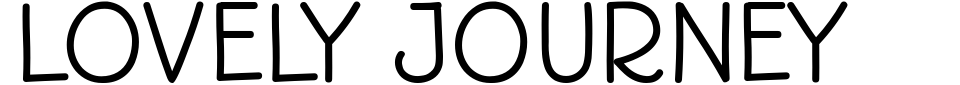 Vorschau der Schriftart - Lovely Journey