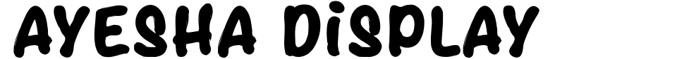 フォントプレビュー:Ayesha Display