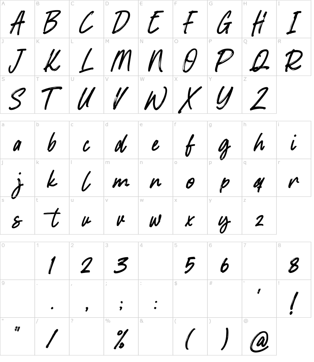 フォントの文字: Salomonstera