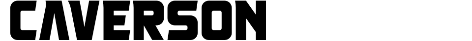 Caverson Font Preview