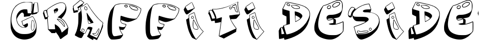 Vorschau der Schriftart - Graffiti Desiderium