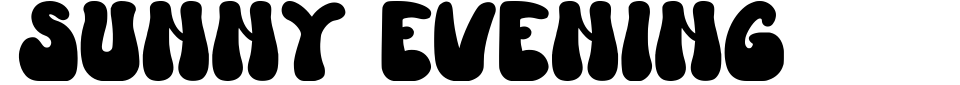 폰트 미리 보기:Sunny Evening