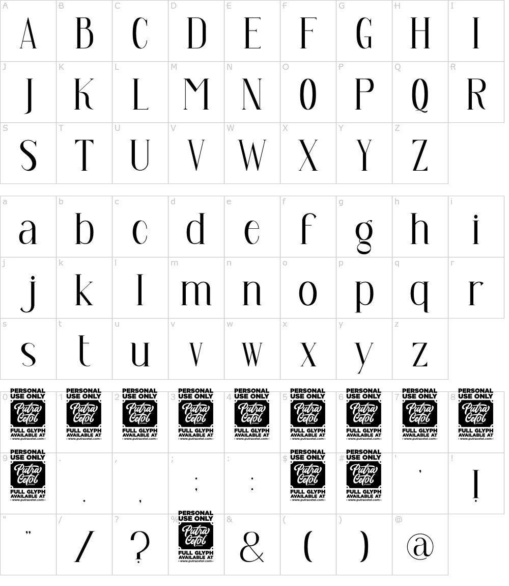 フォントの文字: Arash