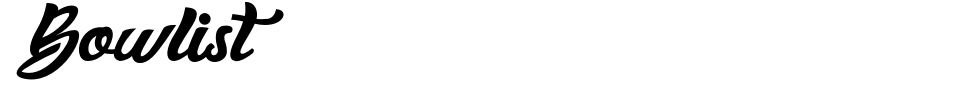 Visualização - Fonte Bowlist