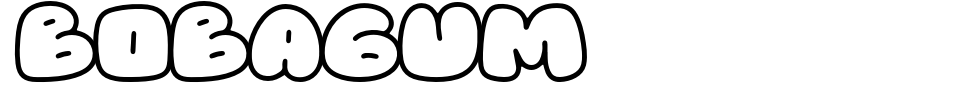 Vorschau der Schriftart - Bobagum