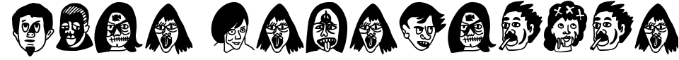 Vorschau der Schriftart - Rare Celebrities