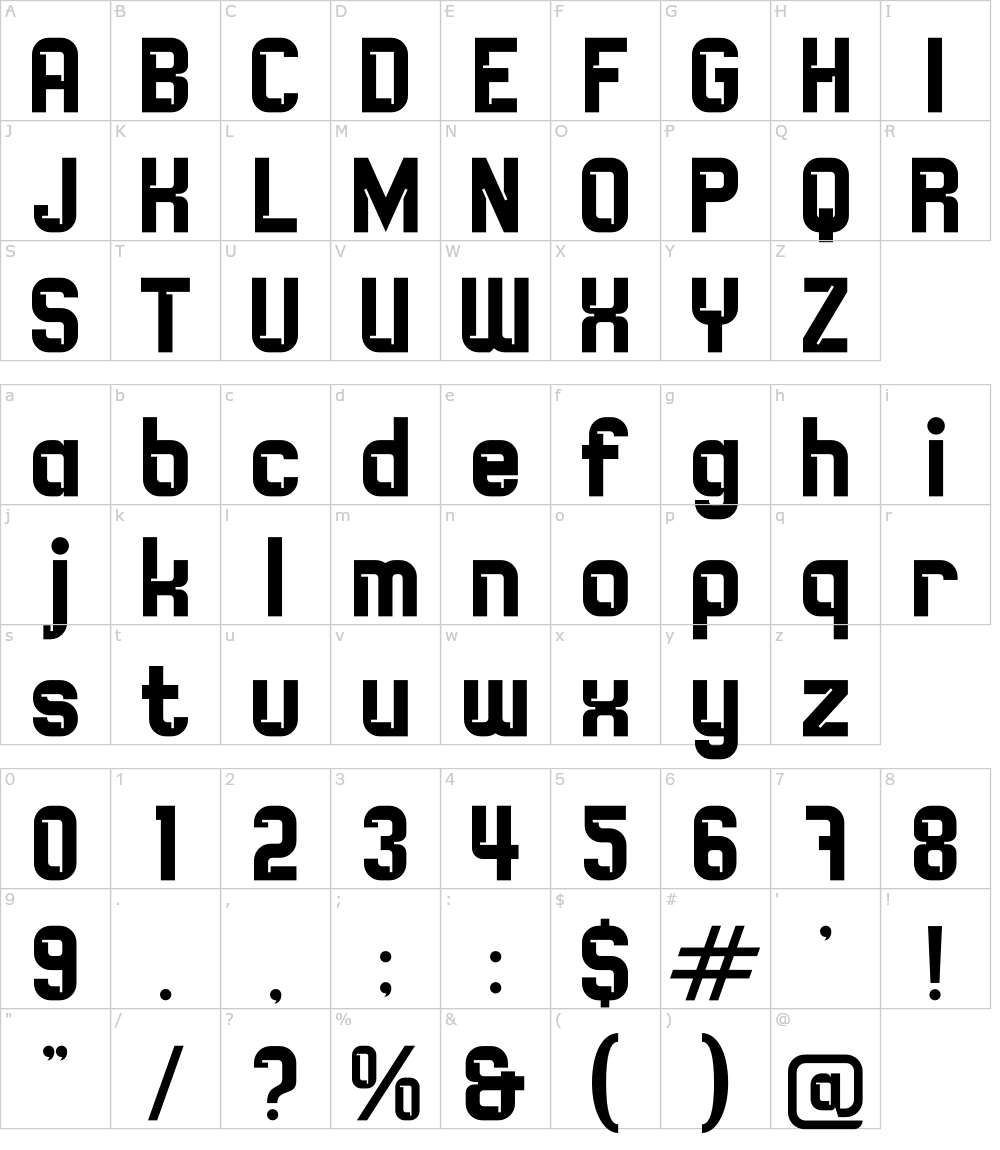 フォントの文字: Refolter