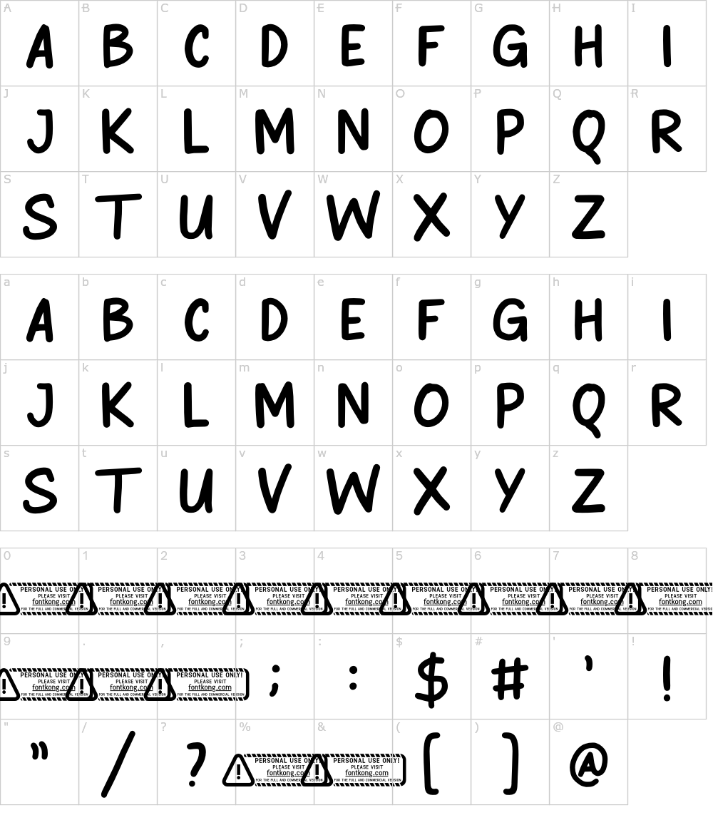 フォントの文字: Bosse
