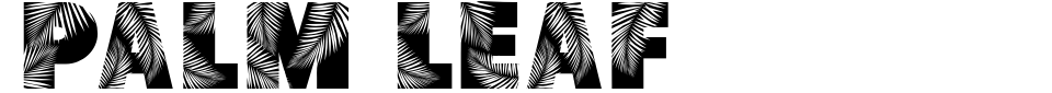 Vorschau der Schriftart - Palm Leaf