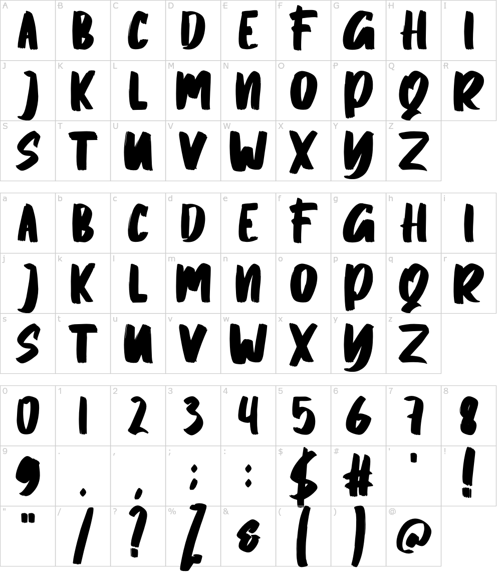 フォントの文字: Fourier