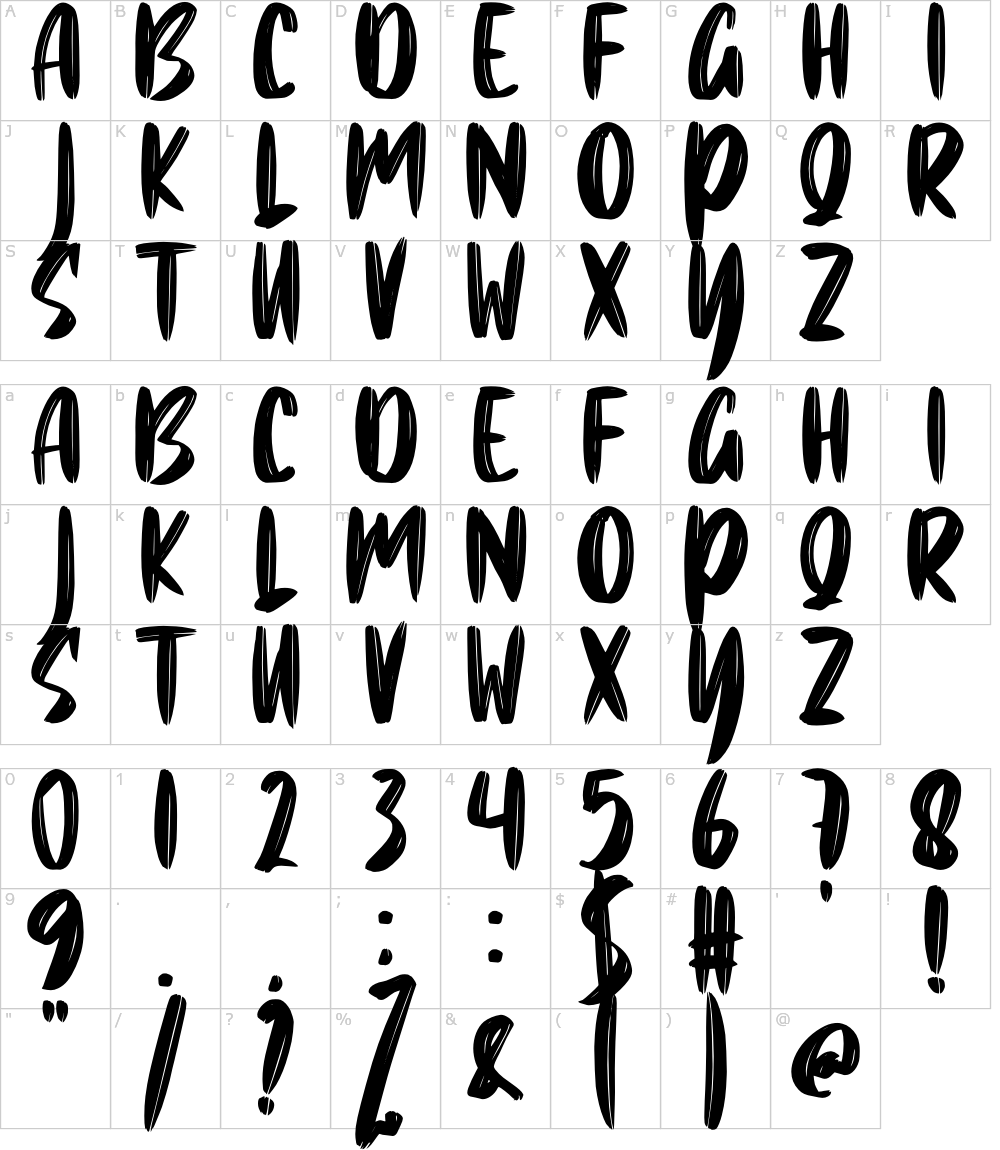 フォントの文字: Gobase