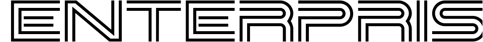 Vorschau der Schriftart - Enterpriser
