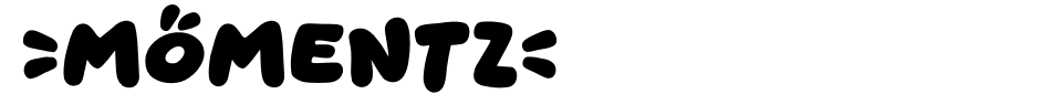字体预览:Momentz