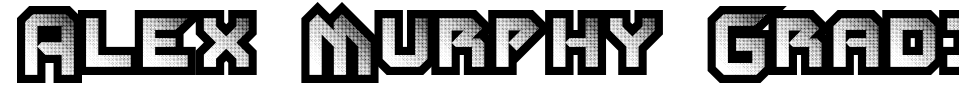 字体预览:Alex Murphy Gradient