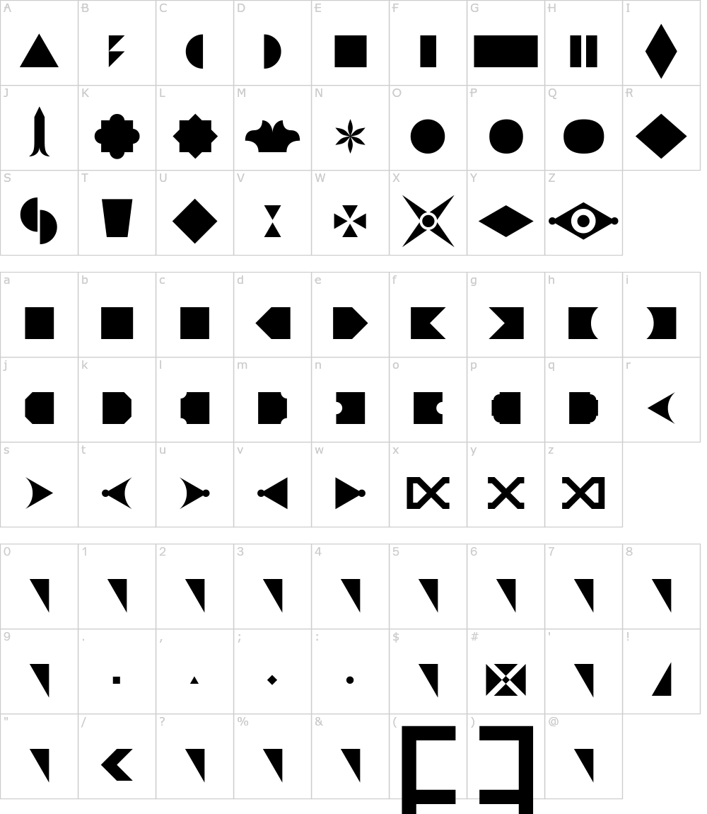 フォントの文字: Choso