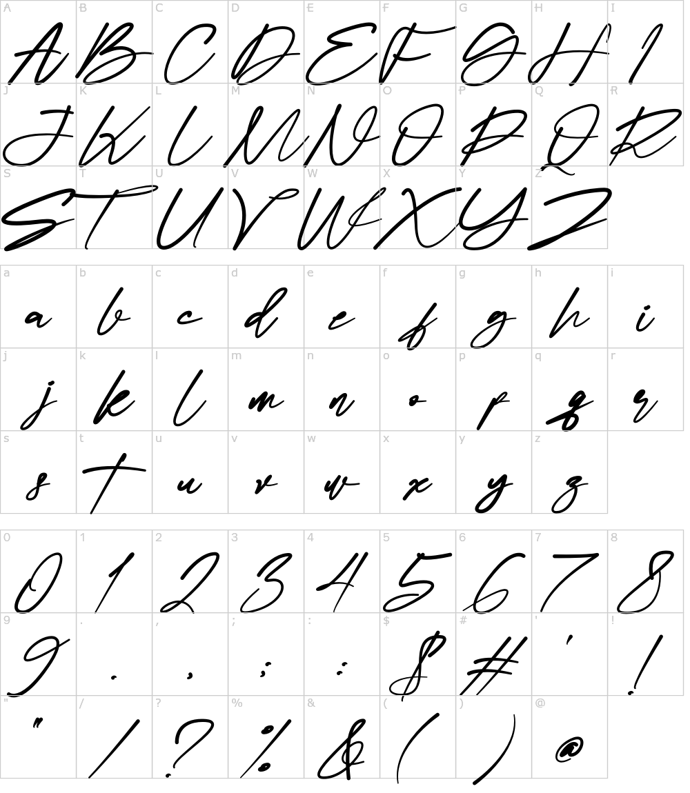 フォントの文字: Talker