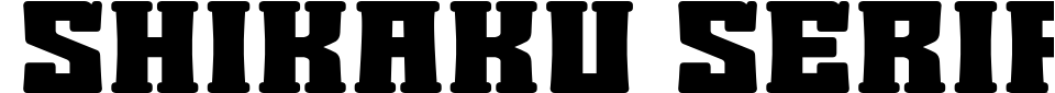 フォントプレビュー:Shikaku Serif