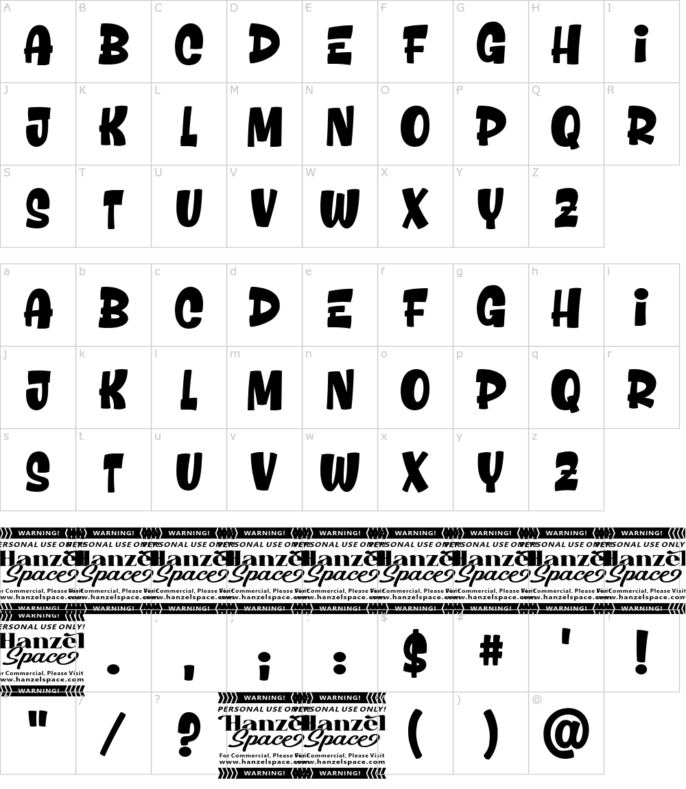 フォントの文字: Richis Stiller