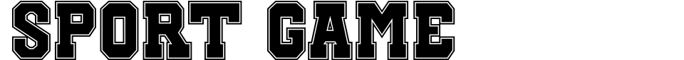 Visualização - Fonte Sport Game