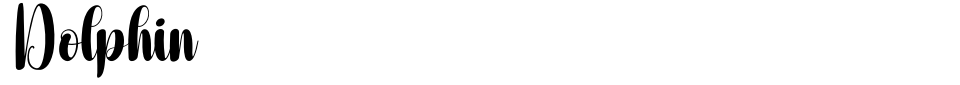 Vorschau der Schriftart - Dolphin