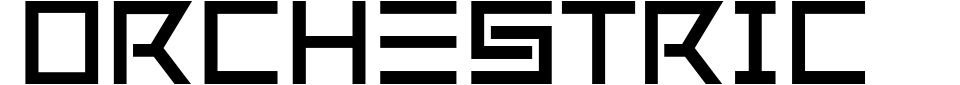 Vorschau der Schriftart - Orchestric