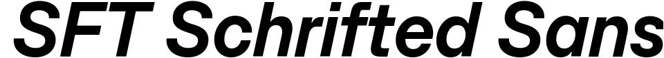 Vorschau der Schriftart - SFT Schrifted Sans