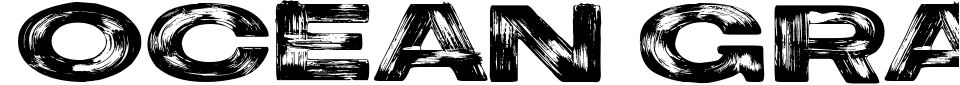 Vorschau der Schriftart - Ocean Grade