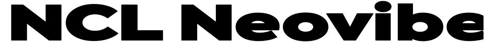 字体预览:NCL Neovibes