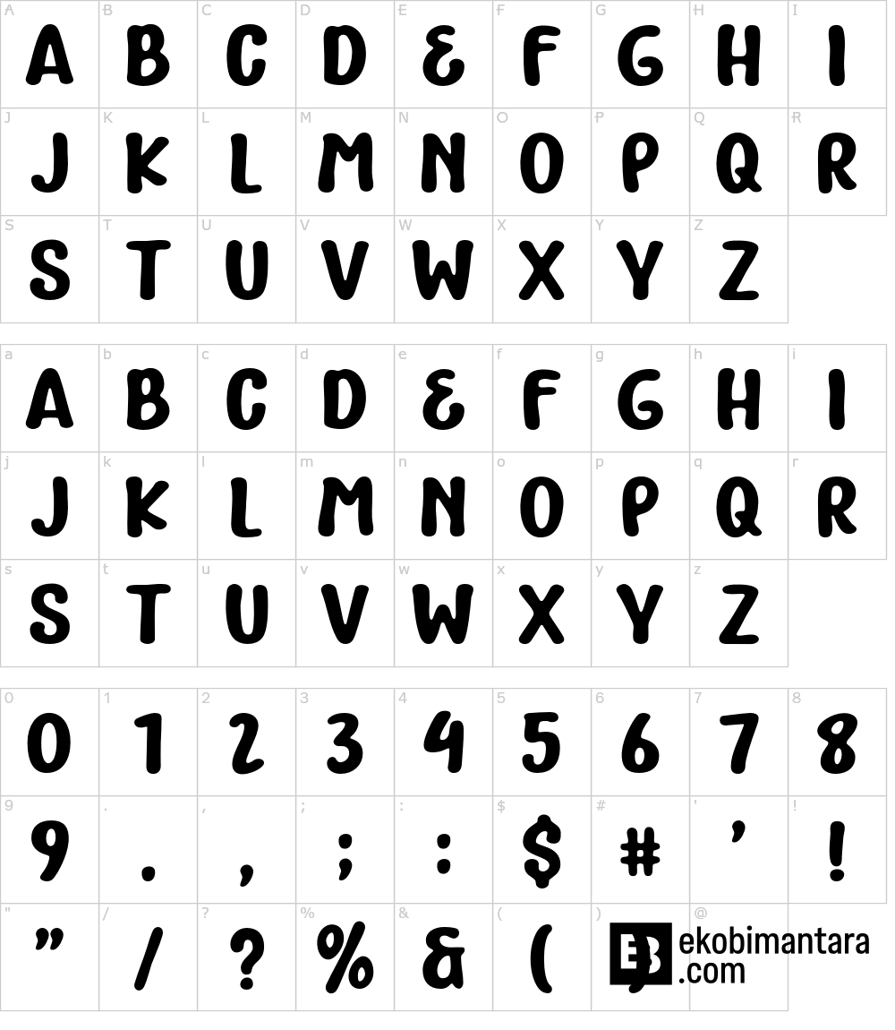 フォントの文字: Dream Head