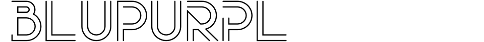 Vorschau der Schriftart - BluPurpl