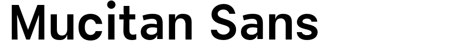 Aperçu de la police d écriture - Mucitan Sans