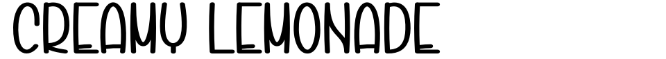 Vorschau der Schriftart - Creamy Lemonade