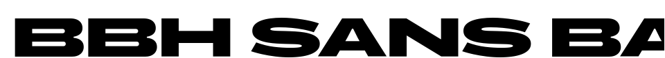 字体预览:BBH Sans Bartle