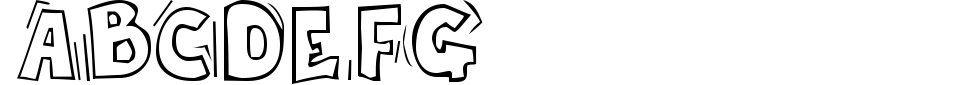 字体预览:Skrotfont