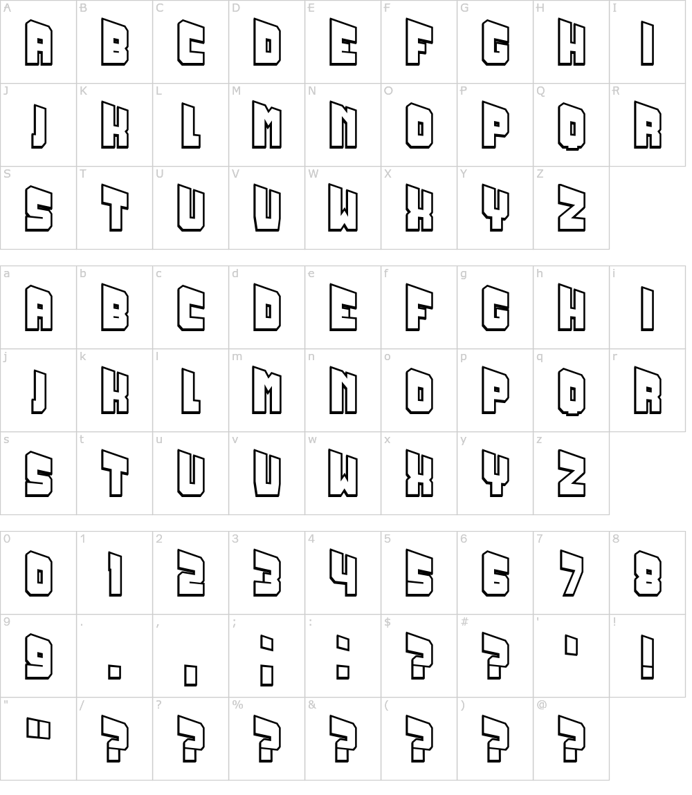 フォントの文字: Big Deal