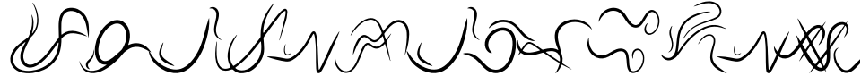 Vorschau der Schriftart - Voidyzian Glyphs