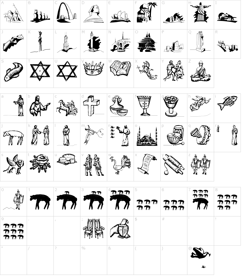 Caractères de la police d écriture - DenkMal