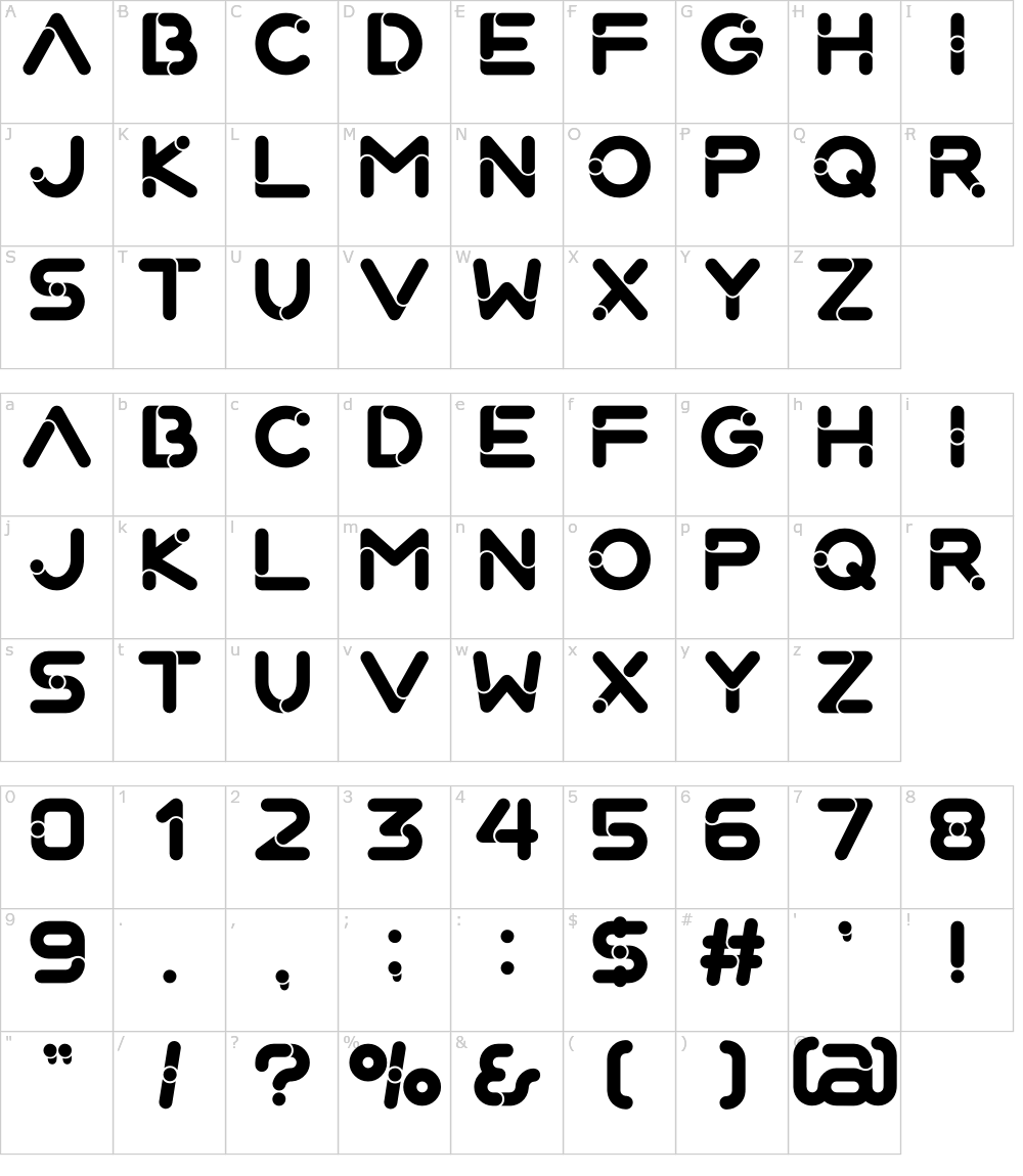 Characters: Nixmat Font