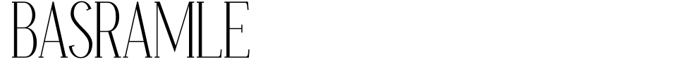 フォントプレビュー:Basramle