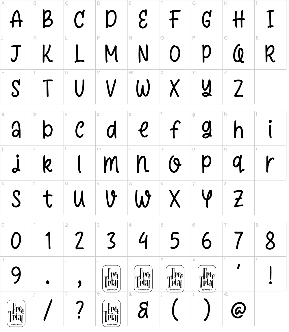 フォントの文字: Questar