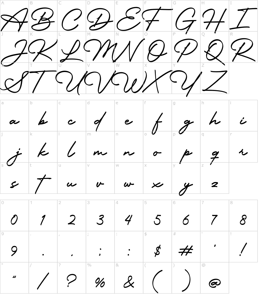 フォントの文字: Motterdam