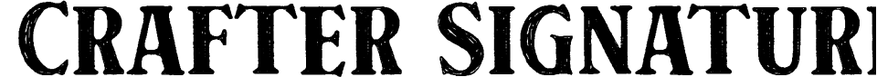 フォントプレビュー:Crafter Signature Serif
